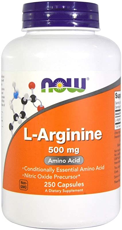 Now Foods L-Arginine (500mg) - 250 ct (Pack of 2)