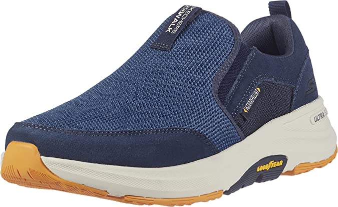 Skechers Men's Go Walk Outdoor-Athletic Slip-on Trail Hiking Shoes with Air Cooled Memory Foam Sneaker