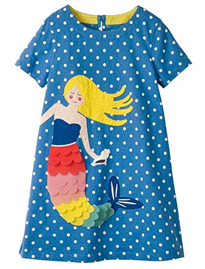 Fiream Girls Cotton Long Sleeve Dress