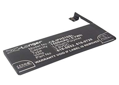 VINTRONS 1500mAh Battery For Apple iPhone 5s, A1234, A1528, A1457, A1533, ME342LL/A