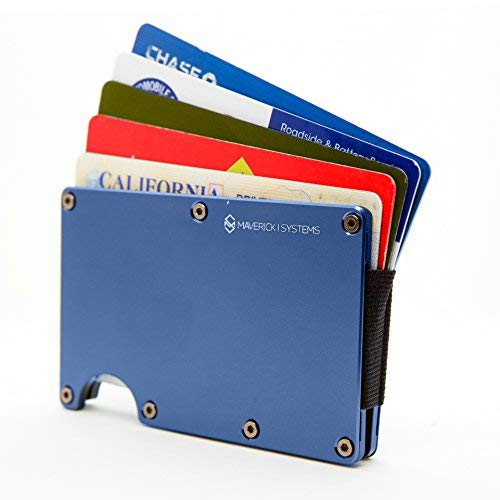 RFID-Blocking Slim Minimalist Card Holder/Travel Wallet For Credit Cards