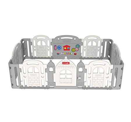 Dwinguler Castle - Kids Playpen (Grey)