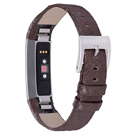 For Fitbit Alta Bands/Fitbit Alta HR Bands, Genuine Leather Replacement Bands for Fitbit Alta/Fitbit Alta HR