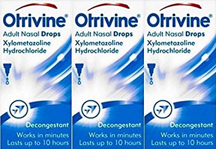 Otrivine Adult Nasal Drops 10ml x 3 Packs by Otrivine