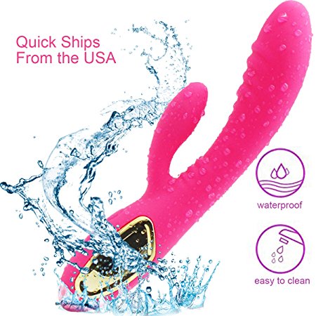Computer Vibrator Shiatsu Smart Electric Massager with USB Cable Rapid Charging, Support Most Android Tablets, Laptop / PC , Car Charger, Wall Charger , and Power Bank with USB Port - Pink