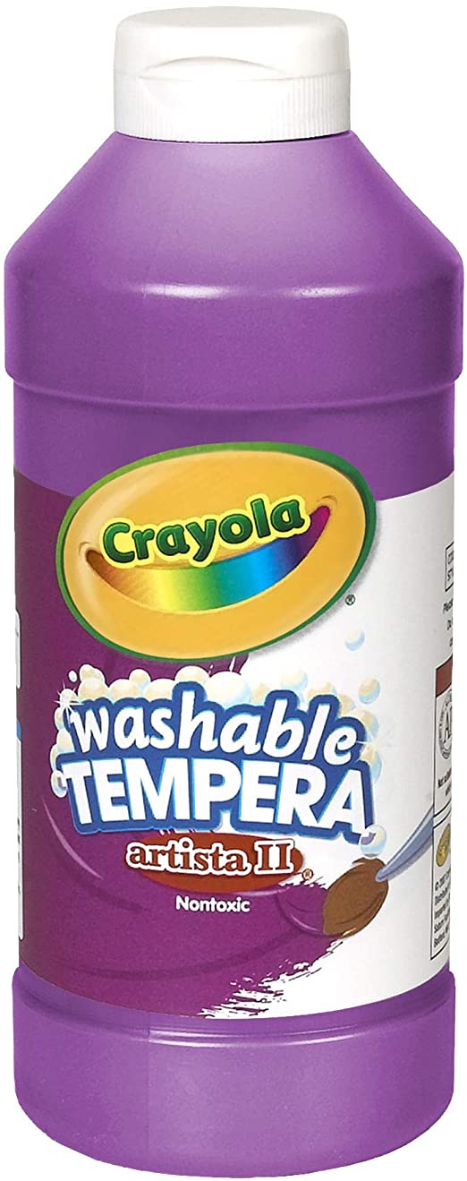 Crayola Artista II Washable Tempera Paint 16oz Purple/Violet