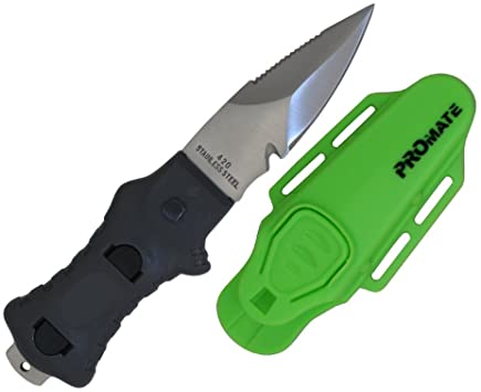 Promate Point Tip Scuba Dive BC Knife (3" Blade)