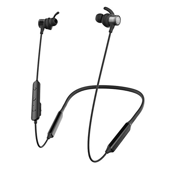 SOUNDPEATS Bluetooth Earphones, Force HD Wireless Neckband with Bluetooth 5.0 for Sports (30 Hours Playtime, APTX-HD, in-Ear Magnetic Earbuds, CVC)