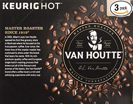 Van Houtte French Vanilla Coffee Keurig K-Cups, 72 Count