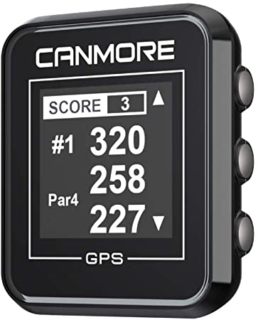 CANMORE H-300 Handheld Golf GPS - Essential Golf Course Data and Score Sheet - Minimalist & User Friendly - 38,000  Free Courses Worldwide and Growing - 4ATM Waterproof - 1-Year Warranty