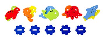 Ubbi Bath 15 Piece Sea Creature Foam Bath Toy