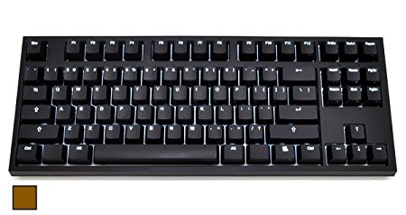 CODE 87-Key Illuminated Mechanical Keyboard with White LED Backlighting - Cherry MX Brown