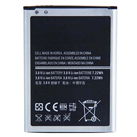 Crazy K&A 3.8v 1900mah Li-ion Battery for Samsung Galaxy S4 Mini I9195/I9190 (1pcs)