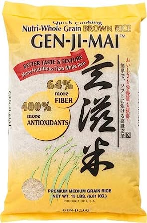 Gen Ji Mai Nutri-Whole Grain Brown Rice (15lb)
