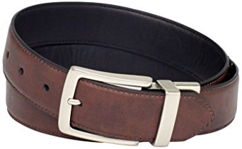 Levi's Men's 35mm Reversible Belt with Silver Buckle