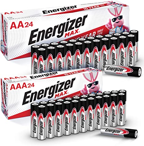 Energizer Energizer Max Aa AAA Batteries 48 Count Combo Pack, 24 Aa   24 AAA, 48 Count