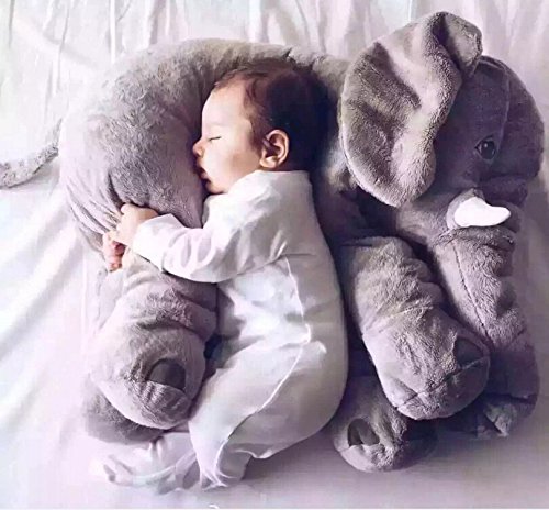 Kisspet Baby Elephant Stuffed Plush Pillows Cushion Toys Comfort Doll for Children