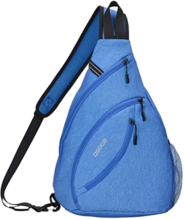 OSOCE Sling Bags, Sling Shoulder Pack Outdoor Sports Daypacks Casual Bags (Blue)