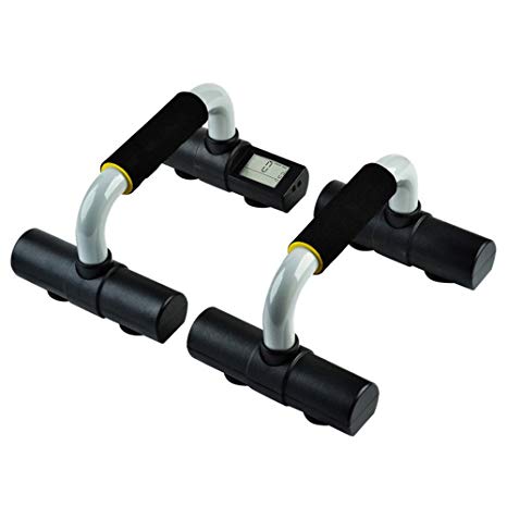 eCostConnection Digital Push up Bar Trainers with Rep Counter System