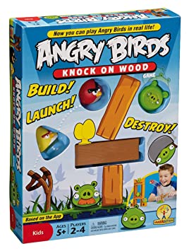 Angry Birds Mattel W2793 Angry Birds: Knock On Wood Game