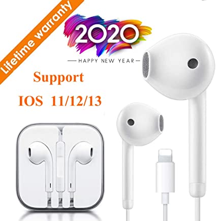 Lighting Connector Earbuds Earphone Wired Headphones Headset with Mic and Volume Control,Isolation Noise,Compatible with Apple iPhone 11 Pro Max/Xs Max/XR/X/7/8 Plus Plug and Play Telescope Eyepieces