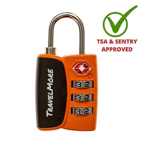 TSA Luggage Locks With Search Alert - Travel Combination Lock (1, 2, 4 Pack)