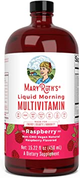 Liquid Multivitamin for Women, Men, & Kids | Vegan Vitamin A, B, C, D3, E & Amino Acids | Vitamins for Immune Support, Digestion, Focus & Energy | No Added Sugar | 15.22 Fl Oz