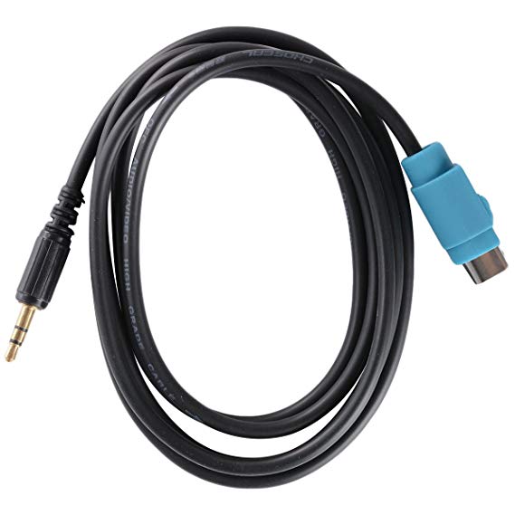 XCSOURCE 3.5mm AUX Input Cable Adapter ALPINE CDE 9872 9881 CDA 9852 9884 9886 9887 AC212