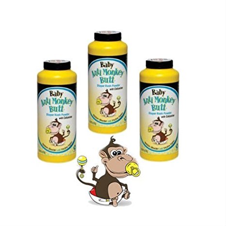 BABY Anti Monkey Butt Powder 6oz *3 Pack* and Tooth Tissue Sample