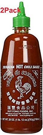 Sriracha Hot Chili Sauce, 28 oz (Two Pack)