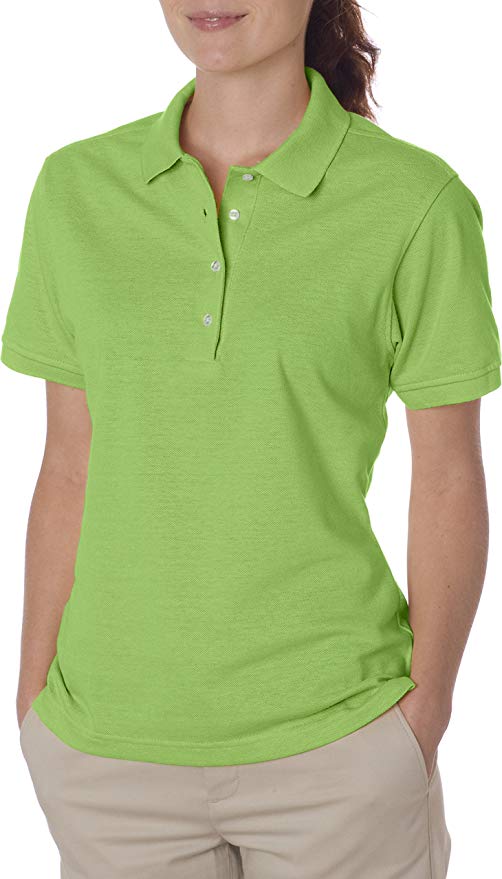 Jerzees Ladies 56 oz 5050 Jersey Polo with SpotShield 437W