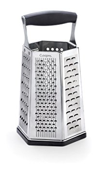 Cuisipro 6-Sided Box Grater with Bonus Ginger Grater