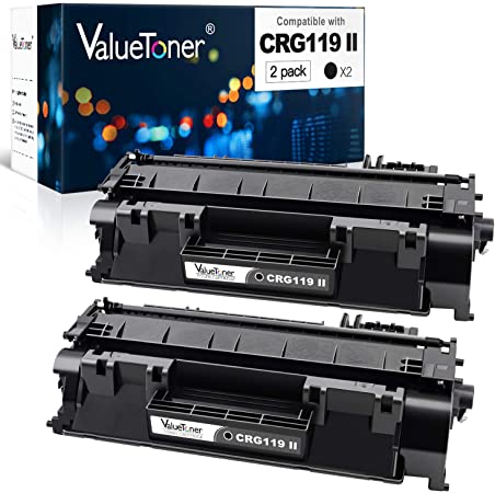 Valuetoner Compatible Toner Cartridge Replacement for Canon 119 II High Yield to use with ImageClass LBP6300dn LBP6650dn LBP6670dn M6160dw MF5850dn MF5880dn MF5950dw MF5960dn Printer (2 Black)