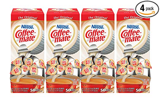 NESTLE COFFEE-MATE Coffee Creamer, Original, liquid creamer singles, Pack of 200