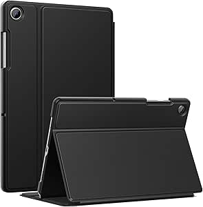 MoKo Case Compatible with Galaxy Tab A9 Plus 11-Inch 2023, Multi-Angle Slim Hard Back Shell Protective Cover Case with Auto Wake/Sleep Function for Galaxy Tab A9  Tablet SM-X210/SM-X216/SM-X218, Black