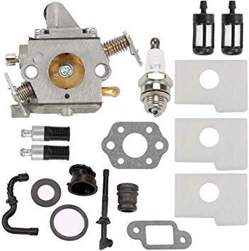 Hayskill MS180 MS180C Carburetor C1Q-S57B w Air Filter Tune Up Kit for STIHL 017 018 MS170 MS170C Carb Chainsaw Replace 1130-120-0603