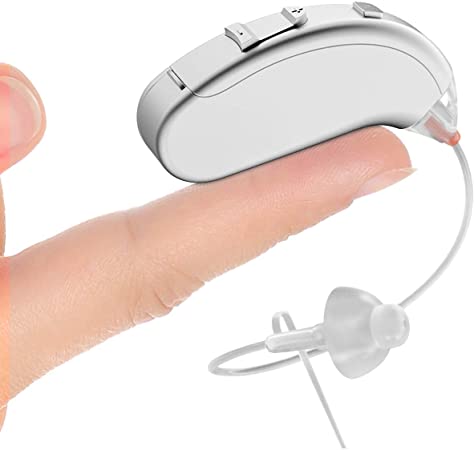 Digital Hearing Aid for Adults and Seniors VHP- 702, 500hr Battery Life, Mini Size, Lightweight Designed and Comfort, Hearing Amplifier with Noise Cancelling Technology, Fit Left and Right Ear