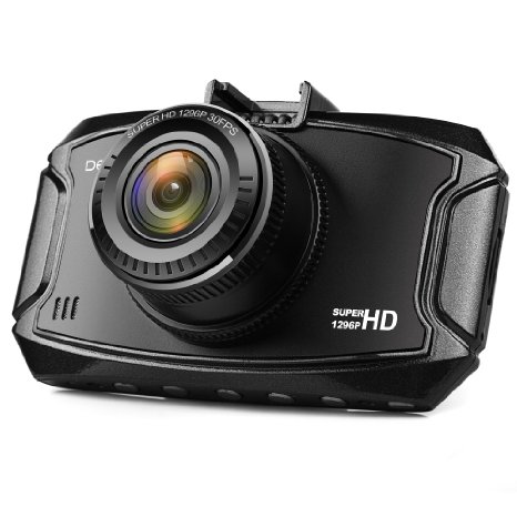 Dexors X7 Li Dash Cam Pro Car Dash Camera 2304*1296p/30fps 170° Wide Angle with G-sensor, WDR Superior Quality Night Vision, 6-glass Lenses, 2.7" LCD and 8g MicroSD Included