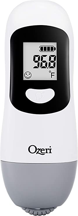 Ozeri Kinetic Non-Contact Forehead Thermometer with Battery-Free Infrared Technology