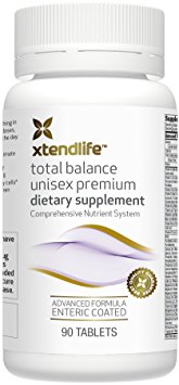 Total Balance Unisex Premium by Xtend-Life | The Superior Multivitamin Supplement Containing Over 88 Active Ingredients For Anti-Aging, Immunity and General Health (90 Enteric Coated Tablets)