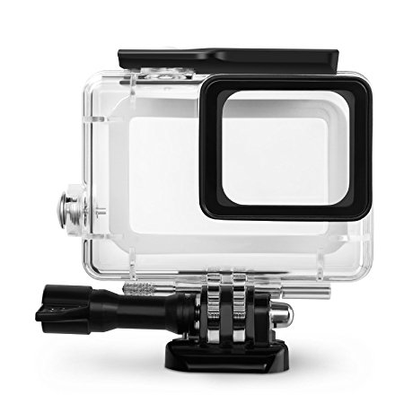 Kupton Housing Case for GoPro Hero 5 Waterproof Case Diving Protective Housing Shell 45m with Bracket