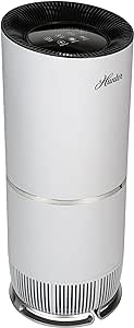 Hunter Fan Company HP670 True HEPA Air Purifier for Allergies, Removes Dust, Smoke, Mold, and Pollen, Covers up to 195 Sq. Ft., Digital Tall Tower, White