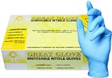 GREAT GLOVE NM50010-M-BX Nitrile Industrial Grade Foodservice Glove 4 mil - 45 mil Powder-Free Latex-Free Textured General Purpose Food Safe Medium Pack of 100