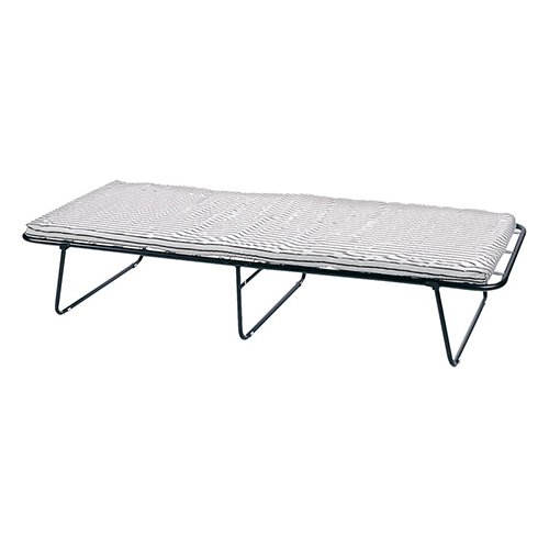 Stansport Conifer Steel Cot with Mattress (30- X75- X15-Inch)