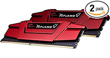 G.SKILL 16GB (2 x 8GB) Ripjaws V Series DDR4 PC4-25600 3200MHz Intel Z170 Platform Desktop Memory F4-3200C16D-16GVRB