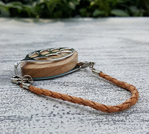 Natural Leather Bolo Bracelet for Bellabeat LEAF