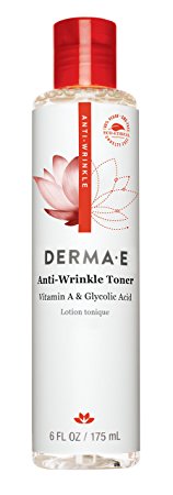 derma e Anti-Wrinkle Vitamin A Glycolic Toner , 6-Ounce