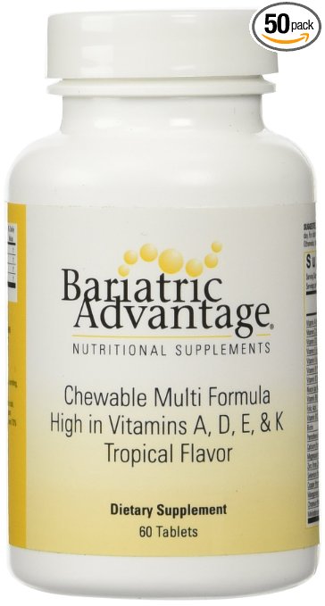 Bariatric Advantage Chewable Multi-vitamin ADEK Tropical 60 ct