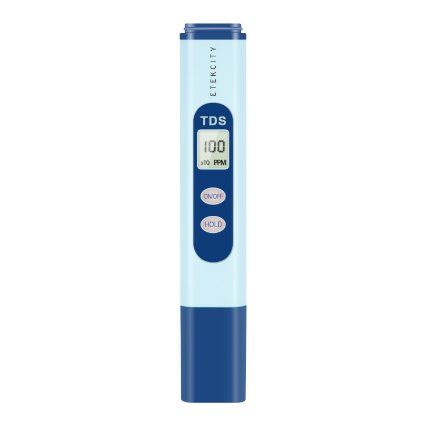 Etekcity Digital TDS Meter Water Quality Tester with 0-9990 ppm Measurement range (Battery Included) Blue