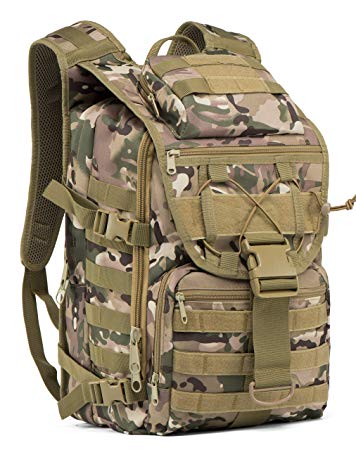 T1FE 1SFE Military Tactical Backpack Large Army Assault Pack Molle Bug Out Bag